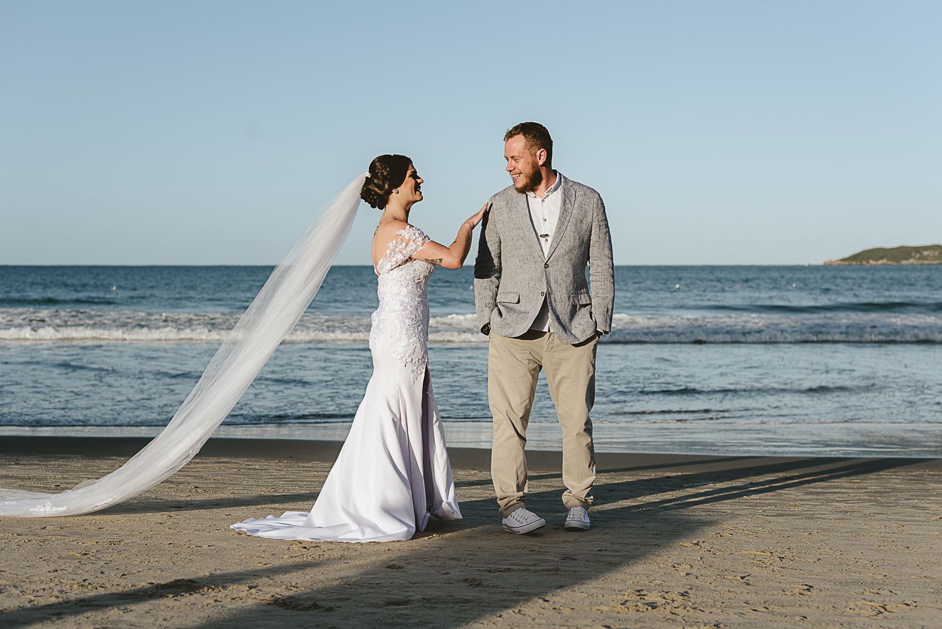 Foto Casamento na Praia dos Ingleses em Floripa - Dabilla e Adolfo- Pé na areia - Imagem 26