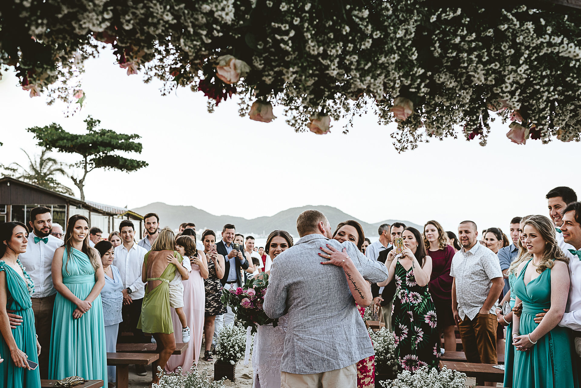 Foto Casamento na Praia dos Ingleses em Floripa - Dabilla e Adolfo- Pé na areia - Imagem 126
