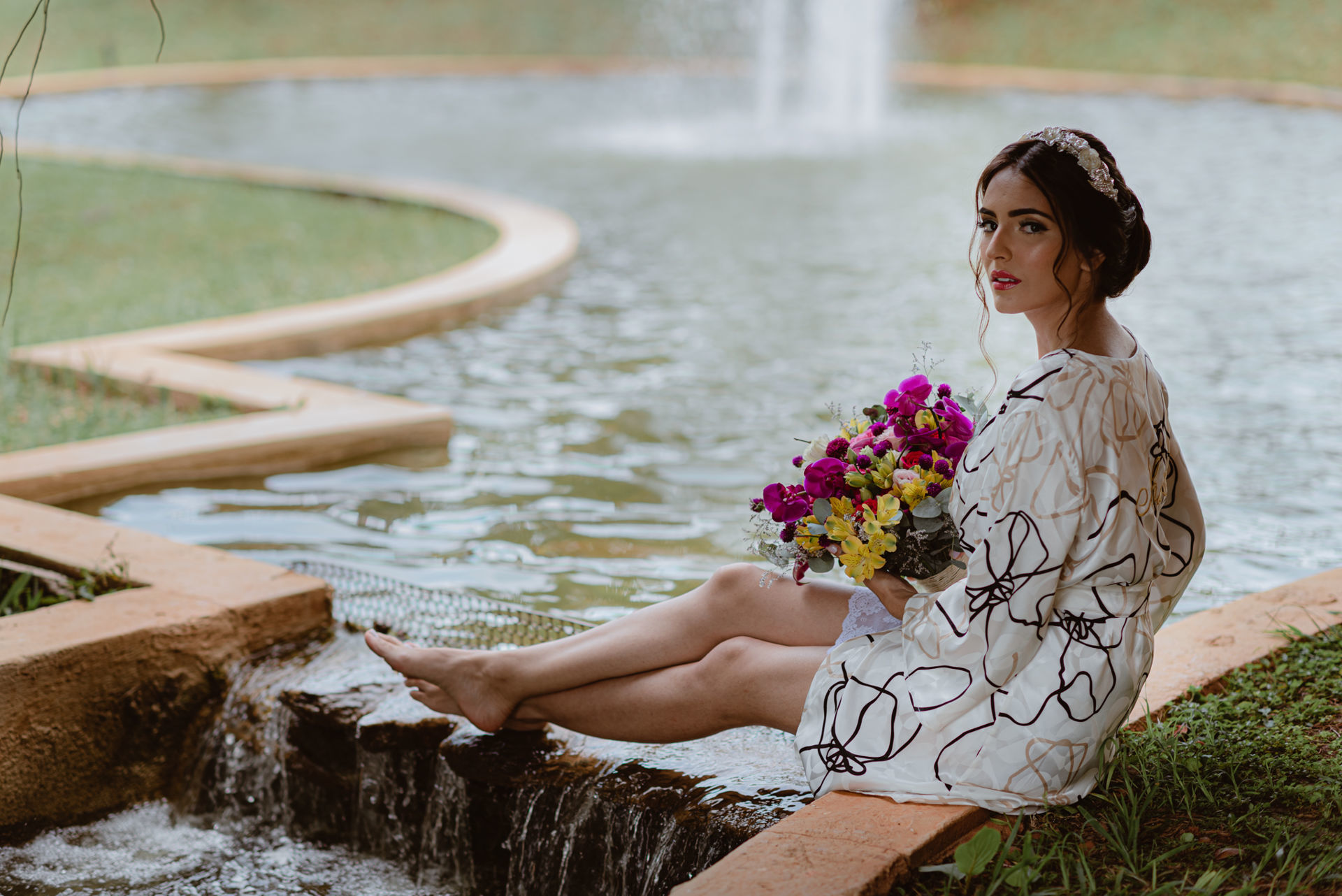 Foto Casamento no Campo em fim de tarde na Fazenda Nova Conceição em Goiás - Imagem 21