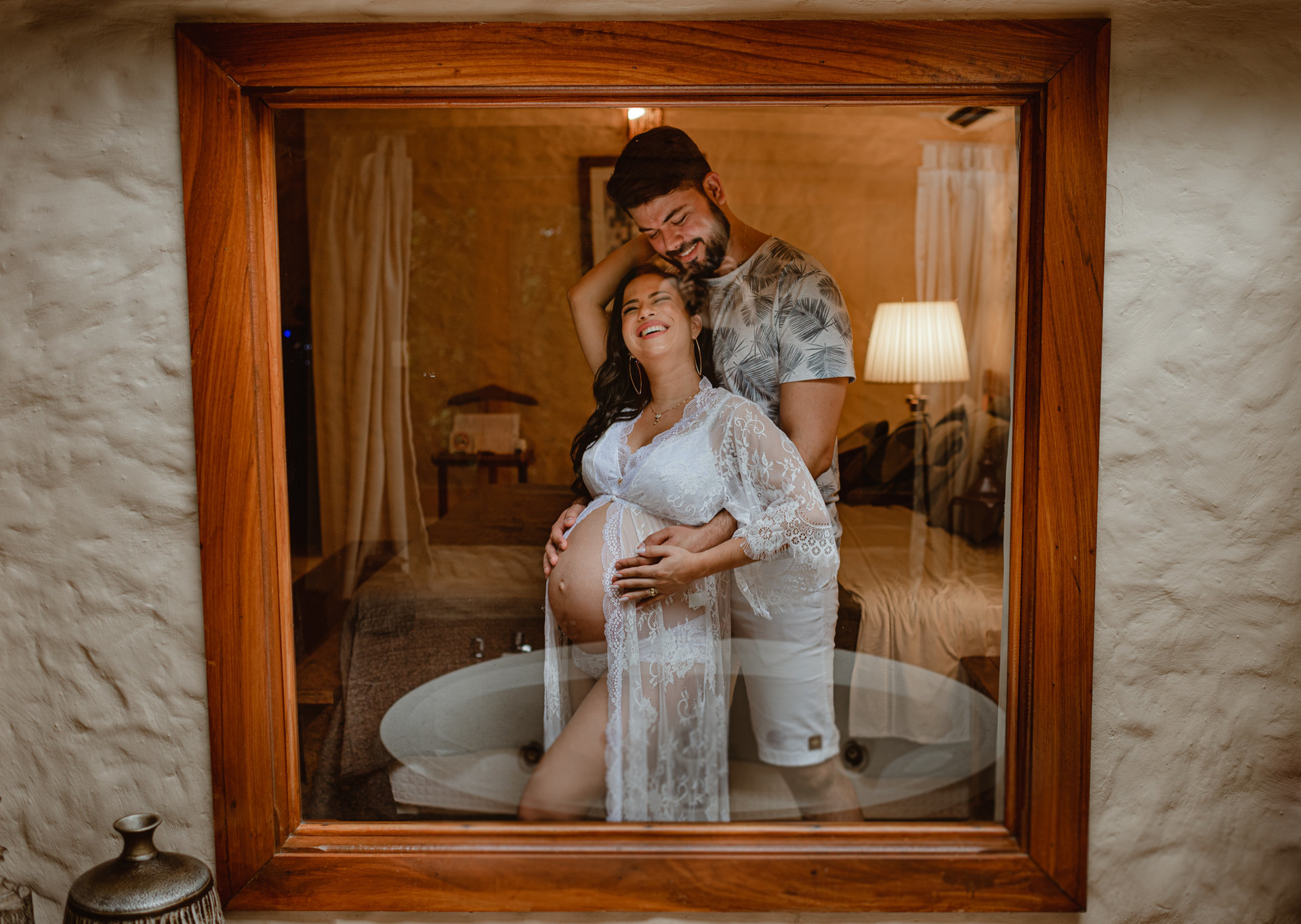 Ensaio de grávida numa pousada maravilhosa em Pirenópolis de Goiás - Nayra e João Paulo 
