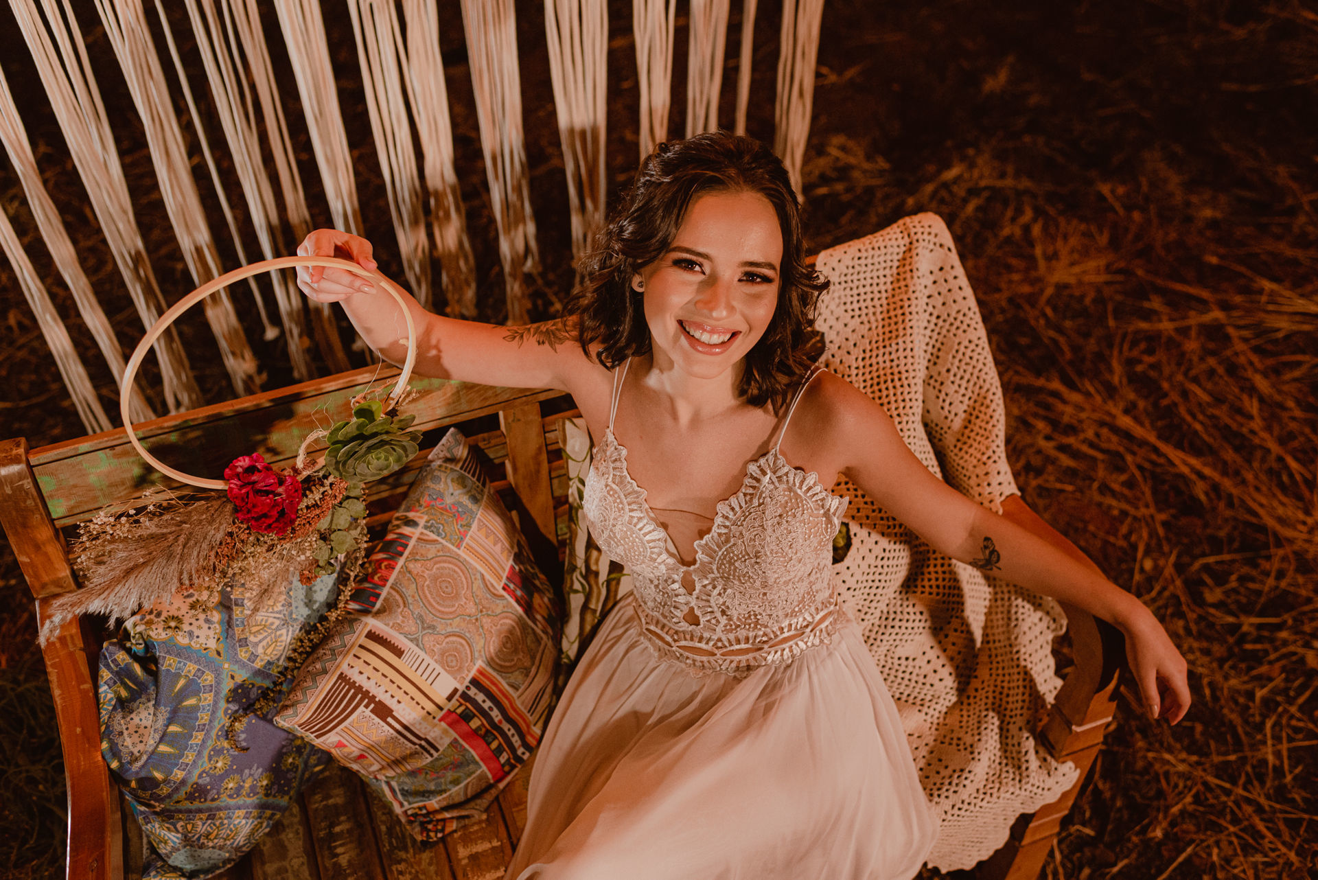 Foto Editorial de Noivas Boho Campestre Foto Editorial de Noivas Boho Campestre - Imagem 41