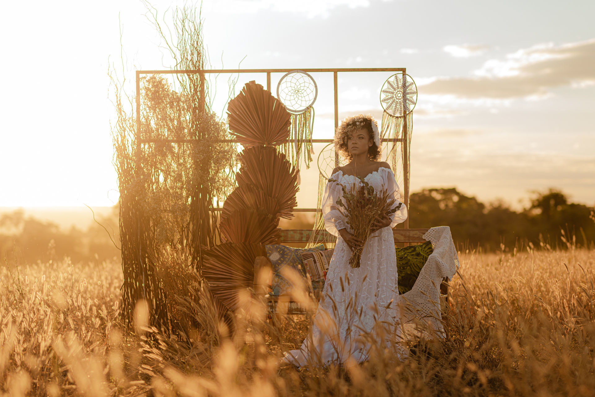 Foto Editorial de Noivas Boho Campestre Foto Editorial de Noivas Boho Campestre - Imagem 77
