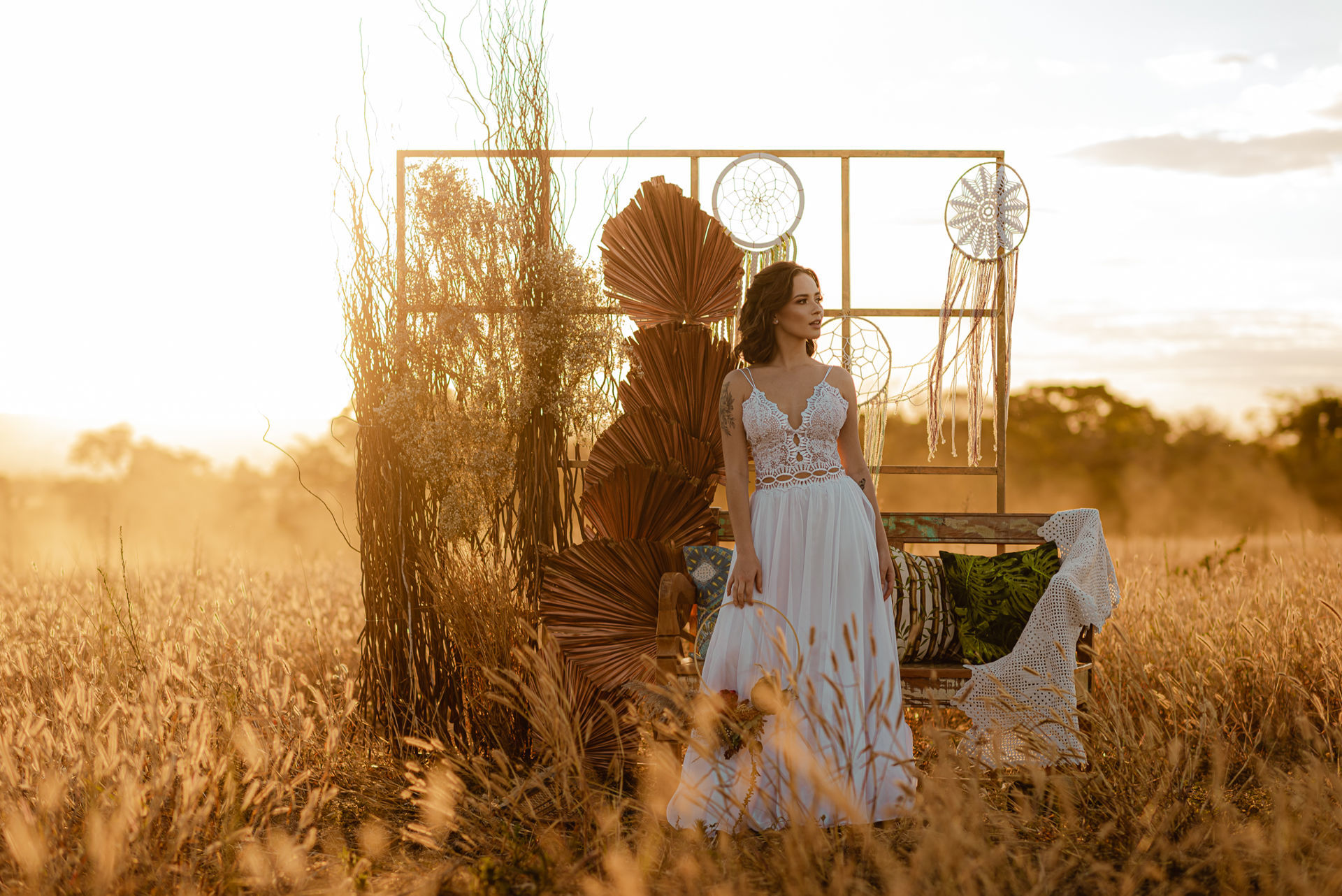 Foto Editorial de Noivas Boho Campestre Foto Editorial de Noivas Boho Campestre - Imagem 76