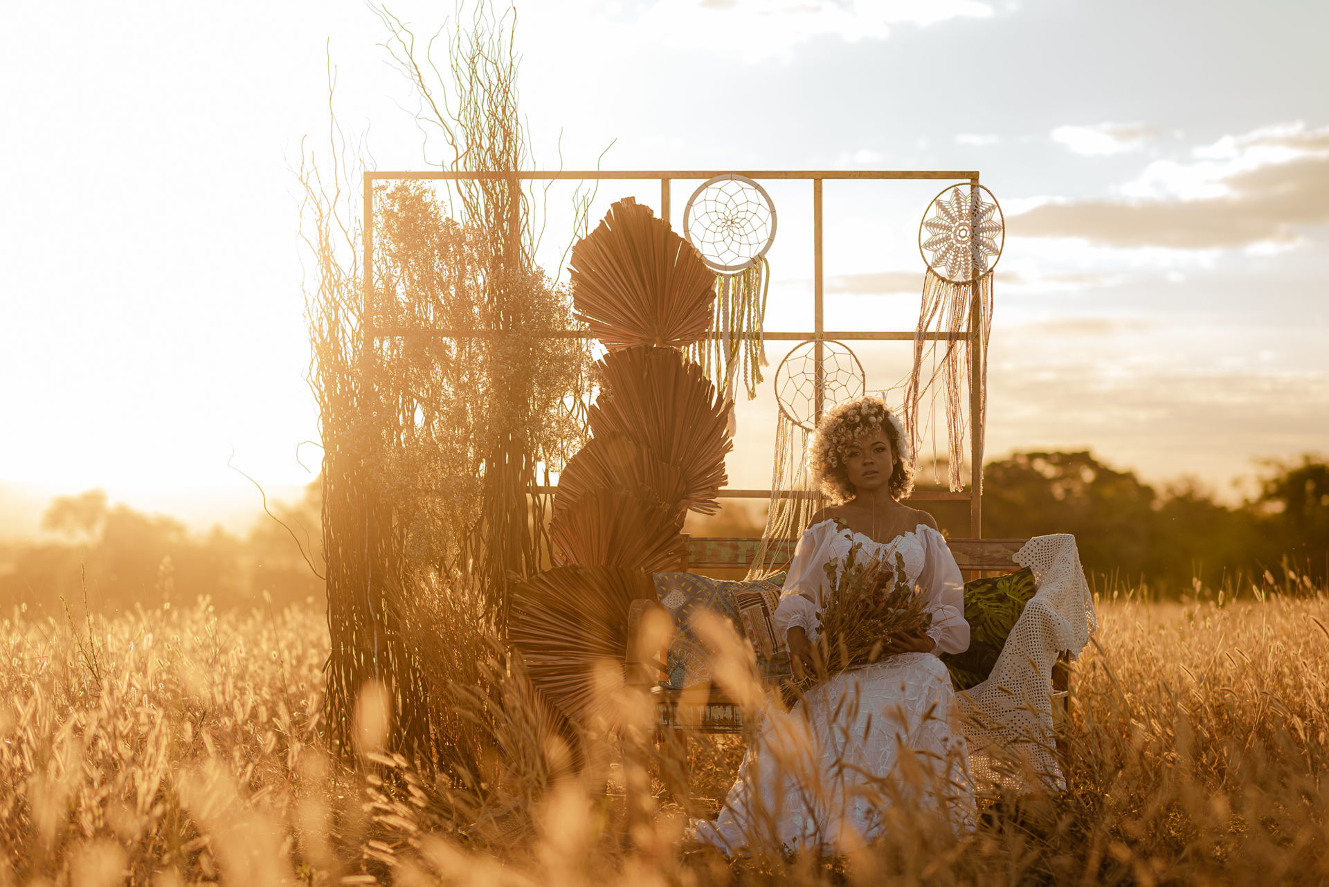 Foto Editorial de Noivas Boho Campestre Foto Editorial de Noivas Boho Campestre - Imagem 78