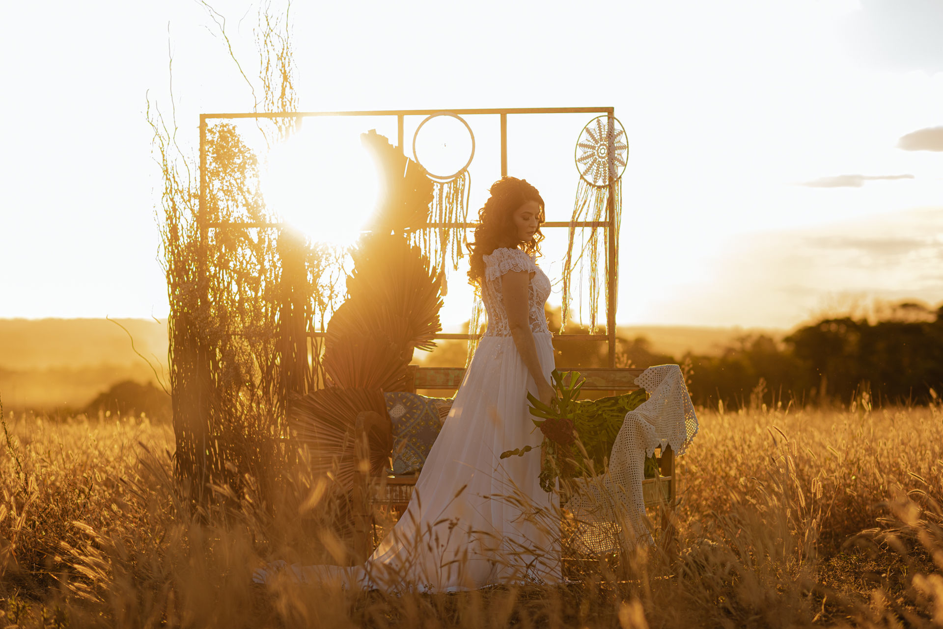 Foto Editorial de Noivas Boho Campestre Foto Editorial de Noivas Boho Campestre - Imagem 79