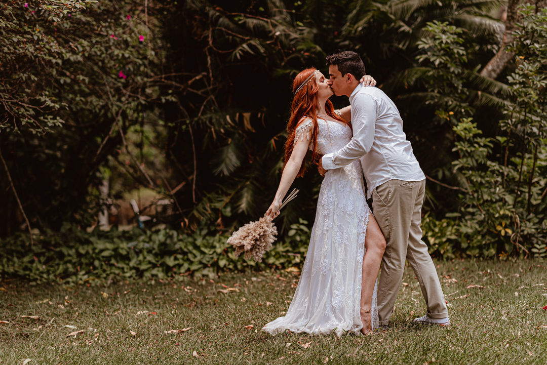 Foto Casamento Intimista com decoração Boho pela manhã - Raylla e Lude Foto Casamento Intimista com decoração Boho pela manhã - Raylla e Lude - Imagem 57