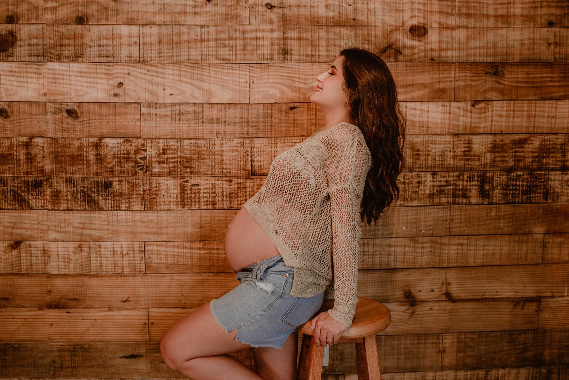 Foto Isadora à espera de Enzo - Ensaio fotográfico de Gestante - Imagem 7