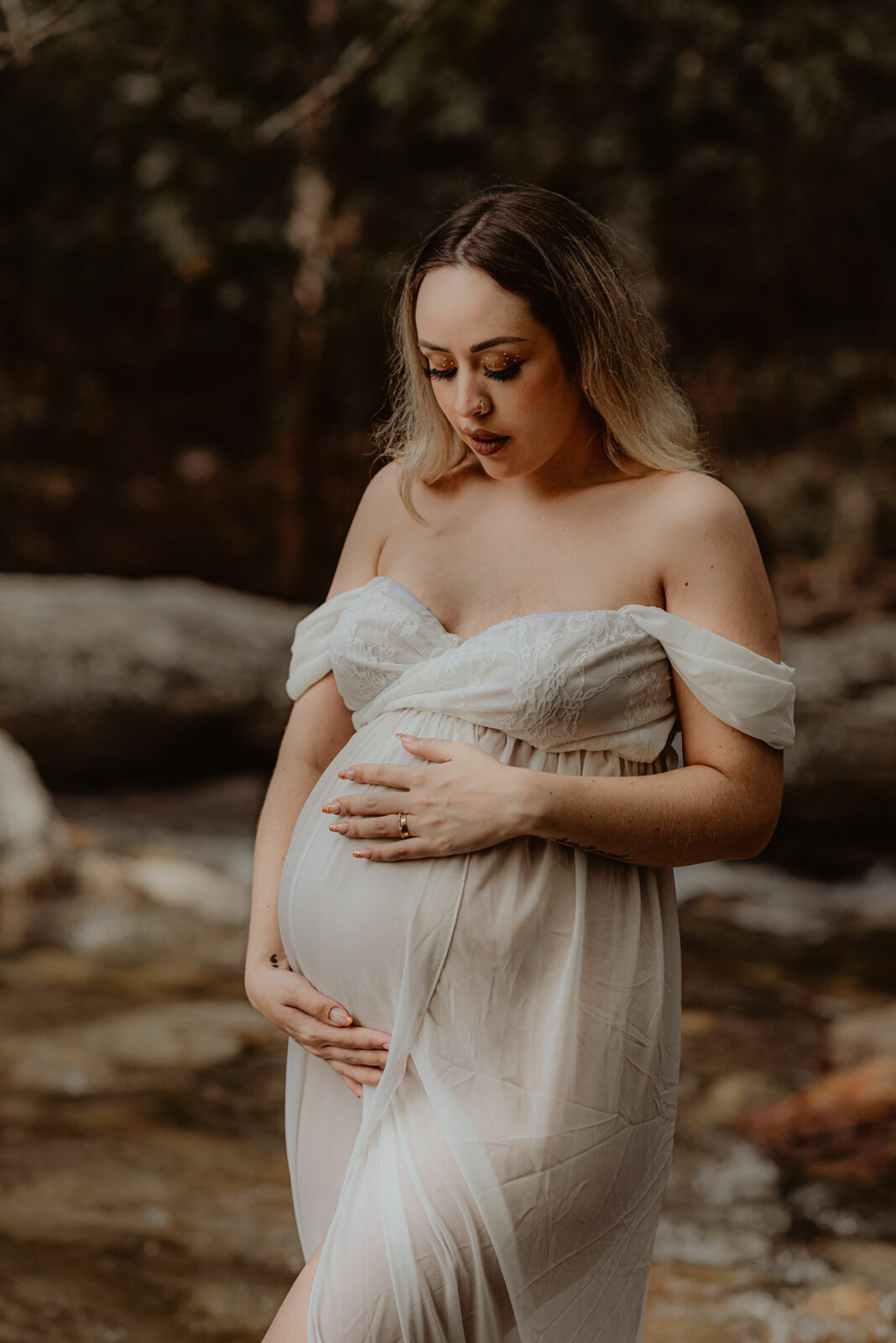 Foto Sessão Fotográfica de gestante - Cachoeira Usina Velha - Heloísa e Marcelo - Imagem 18