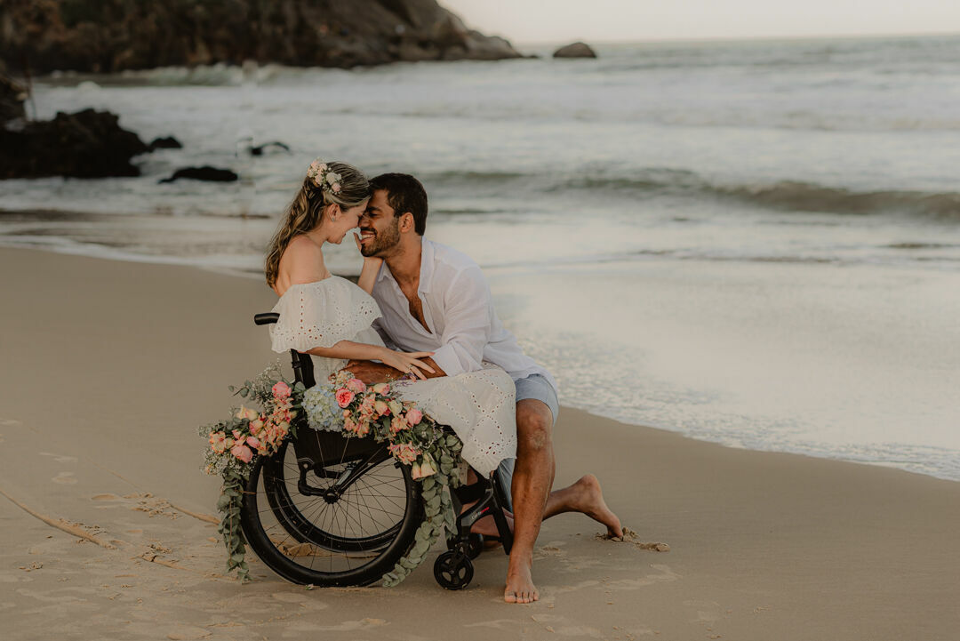 Foto Raquel e Lages - Pré-wedding na praia em Balneário Camboriu - um história inspiradora - Imagem 3