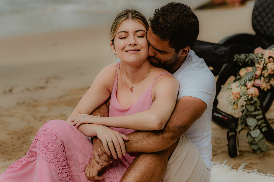 Foto Raquel e Lages - Pré-wedding na praia em Balneário Camboriu - um história inspiradora - Imagem 35