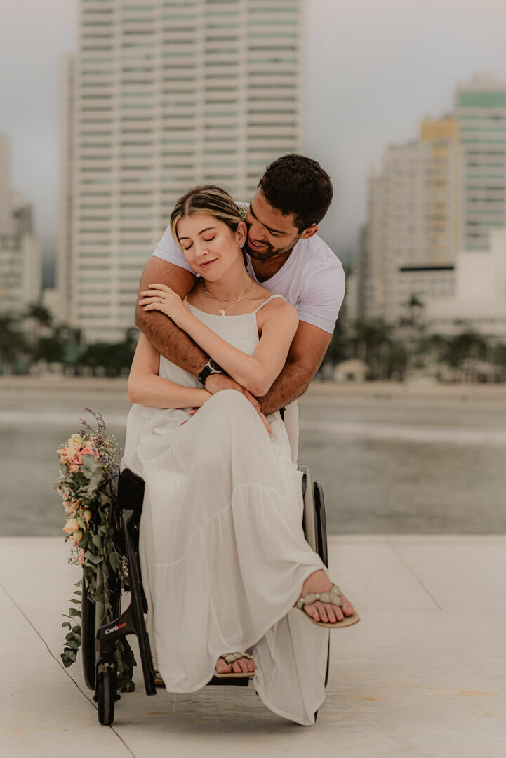 Foto Raquel e Lages - Pré-wedding na praia em Balneário Camboriu - um história inspiradora - Imagem 22