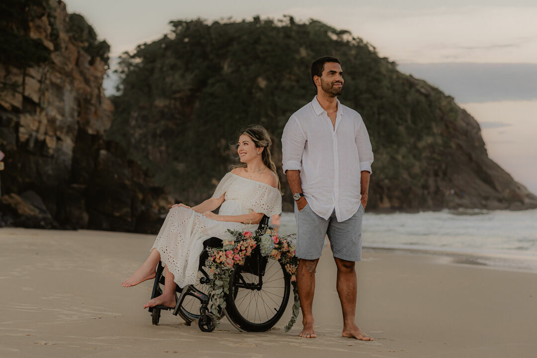 Foto Raquel e Lages - Pré-wedding na praia em Balneário Camboriu - um história inspiradora - Imagem 14