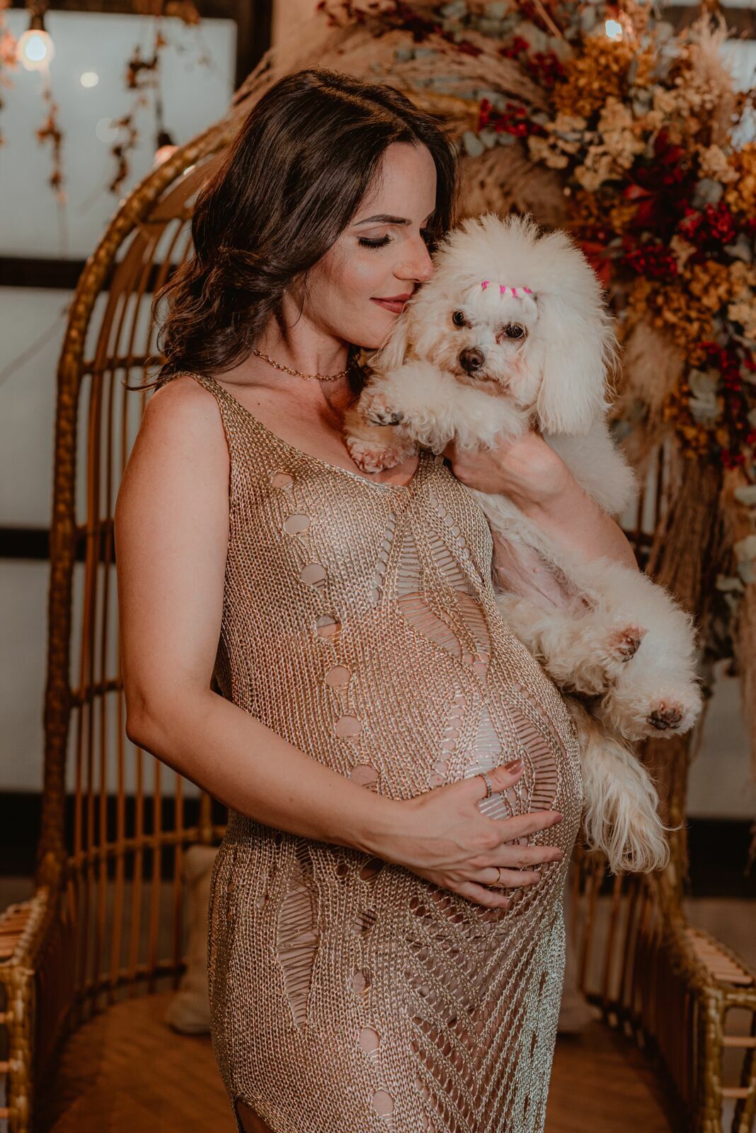 Foto Ensaio fotográfico gestante em Studio - Studio Revoloft em Goiás - pet friendly - Imagem 6