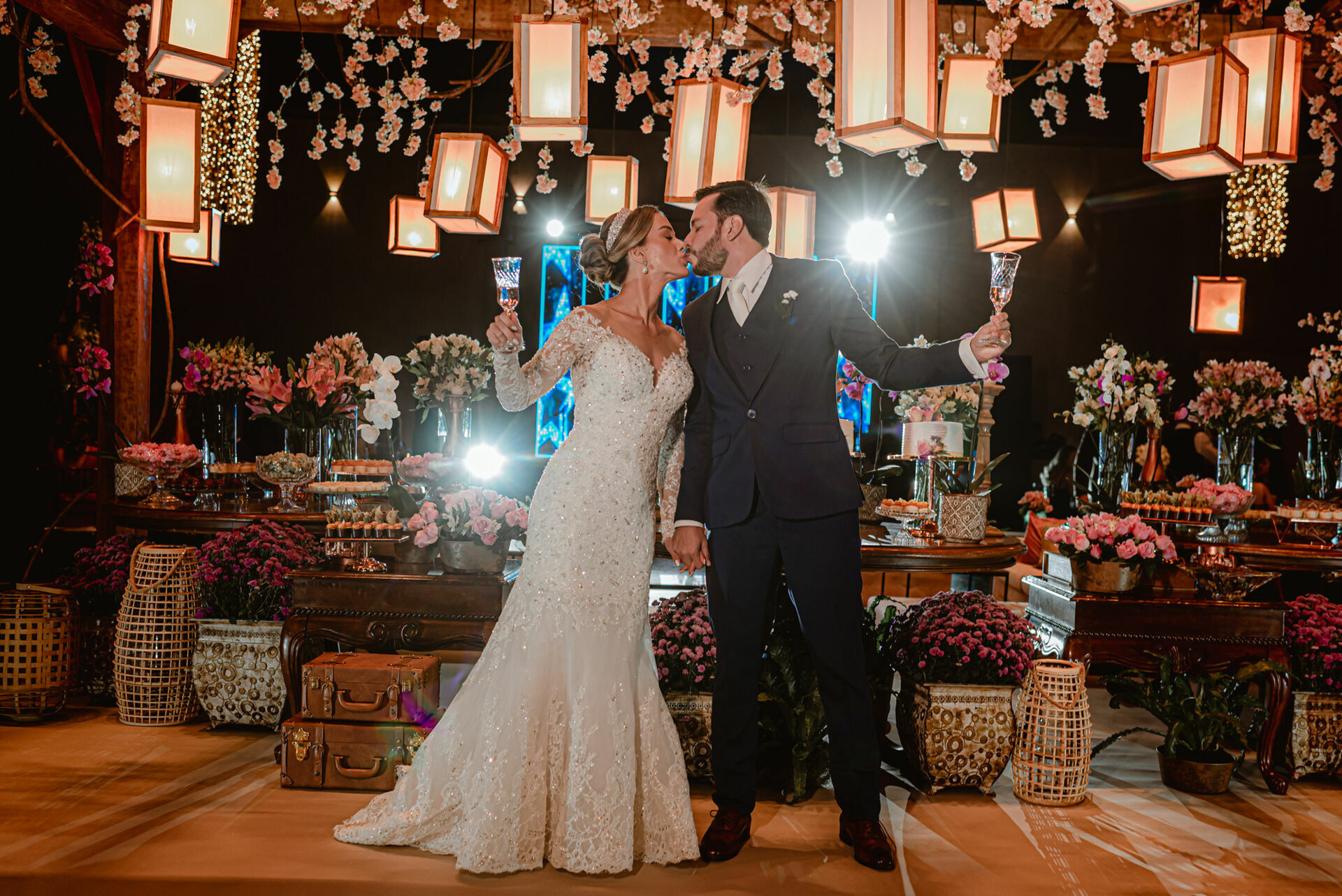 Foto Casamento no Salão Muranno - Espaço Cavalo de Raça em Anápolis - Thaini e Marcos - Imagem 54