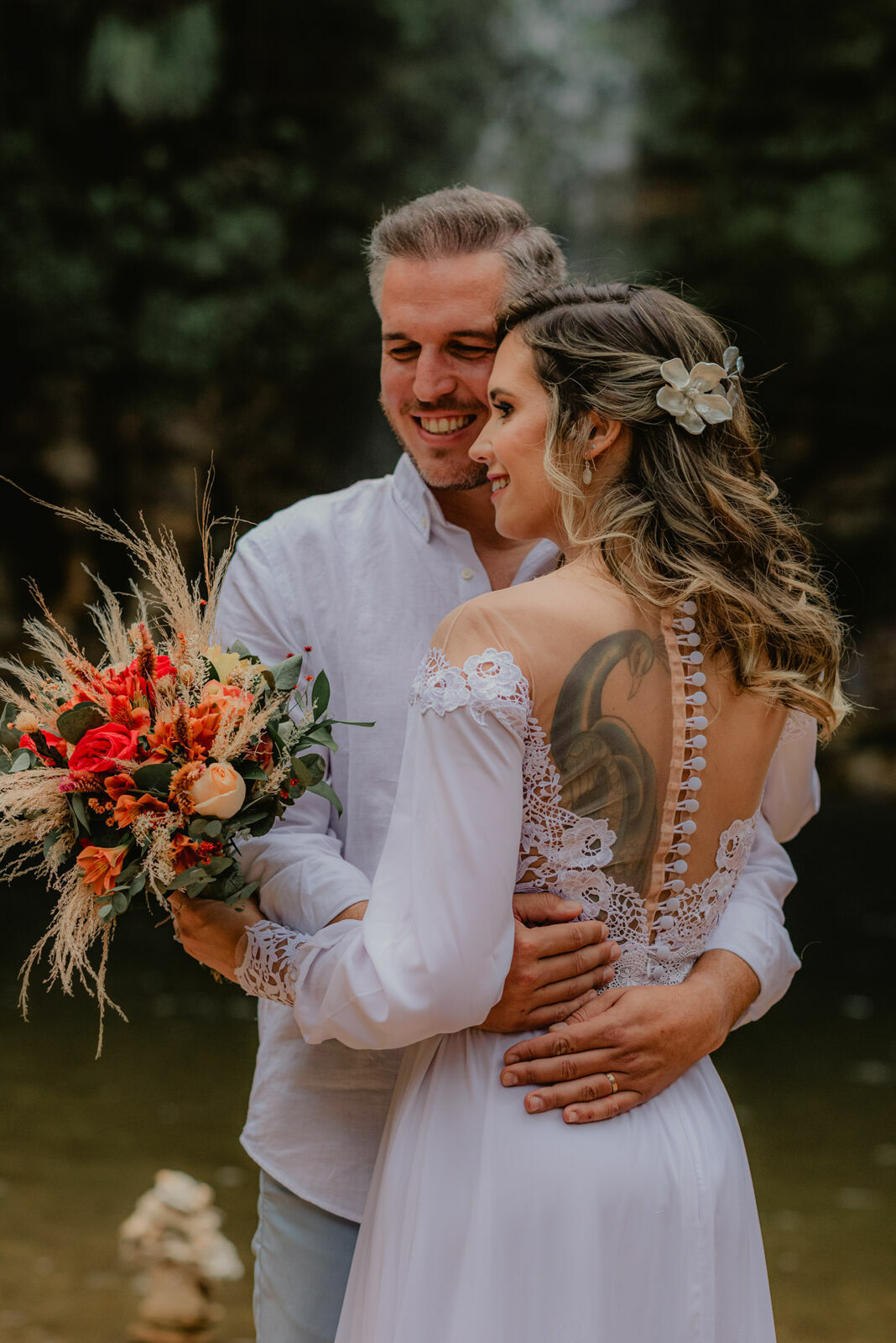 Foto Casamento Intimista na Cachoeira do Abade em Pirenópolis de Goiás - Luanna e Marcelo - Imagem 96