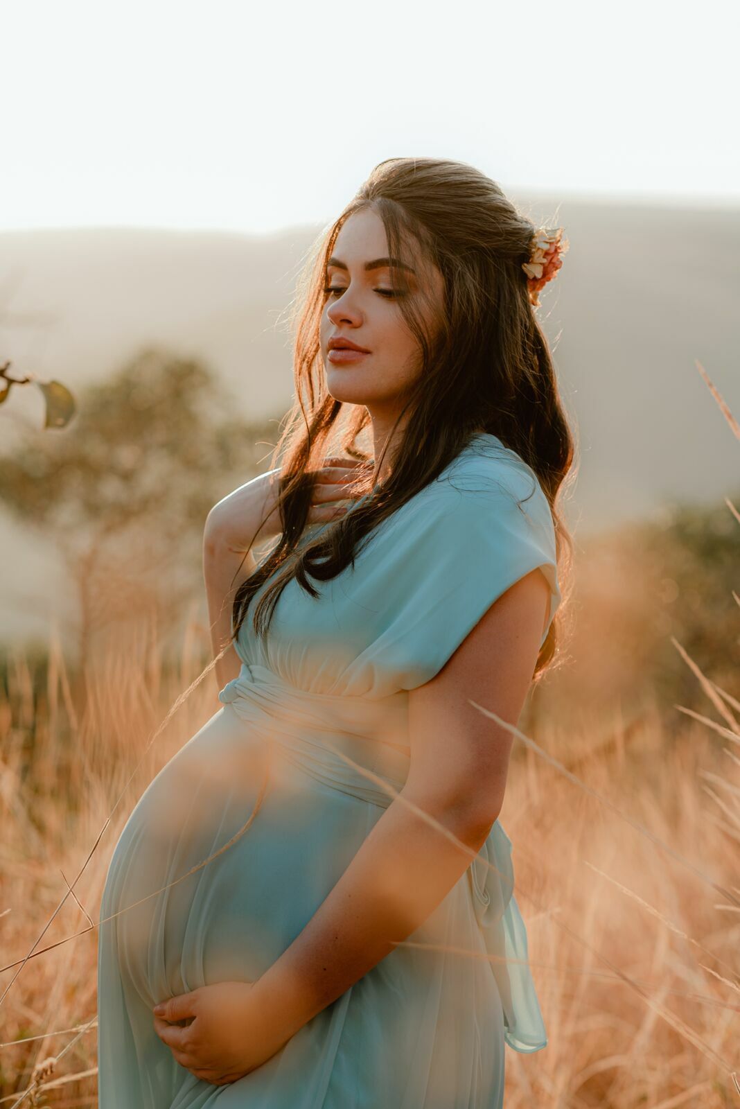 Foto Ensaio Fotográfico de gestante na Cachoeira Usina Velha em Pirenópolis de Goiás - Imagem 44
