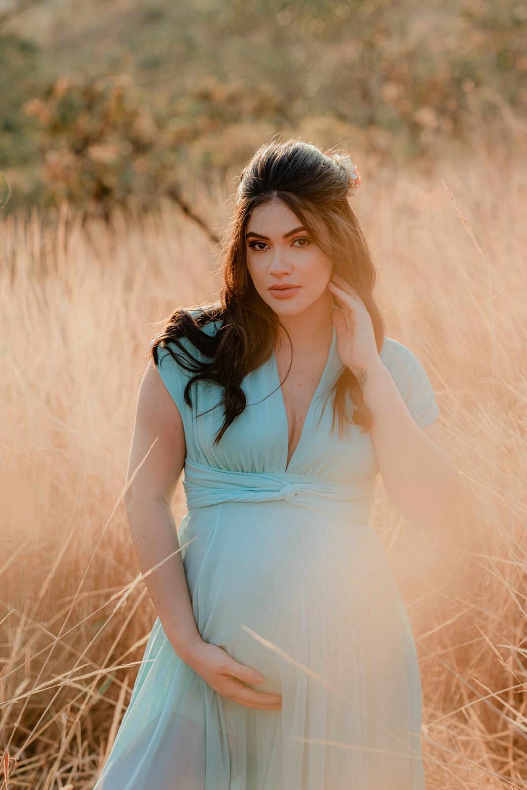 Foto Ensaio Fotográfico de gestante na Cachoeira Usina Velha em Pirenópolis de Goiás - Imagem 47