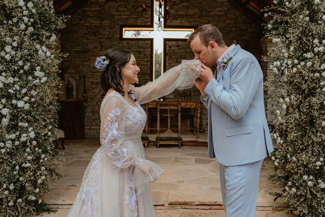 Foto Renovação de Votos numa linda Capela - Bodas 10 anos - Rosiane e Ezequiel - Imagem 13
