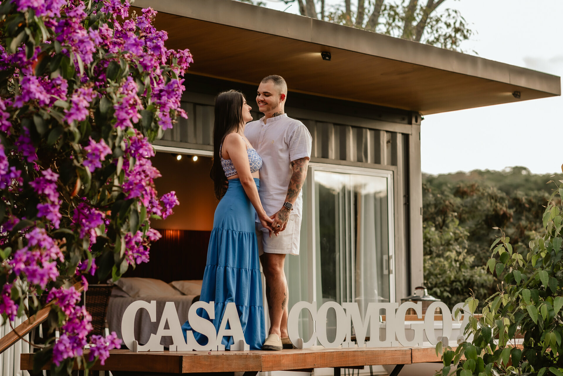 Pedido de Casamento num Chalé incrível em Pirenópolis - Brendda e Daniel