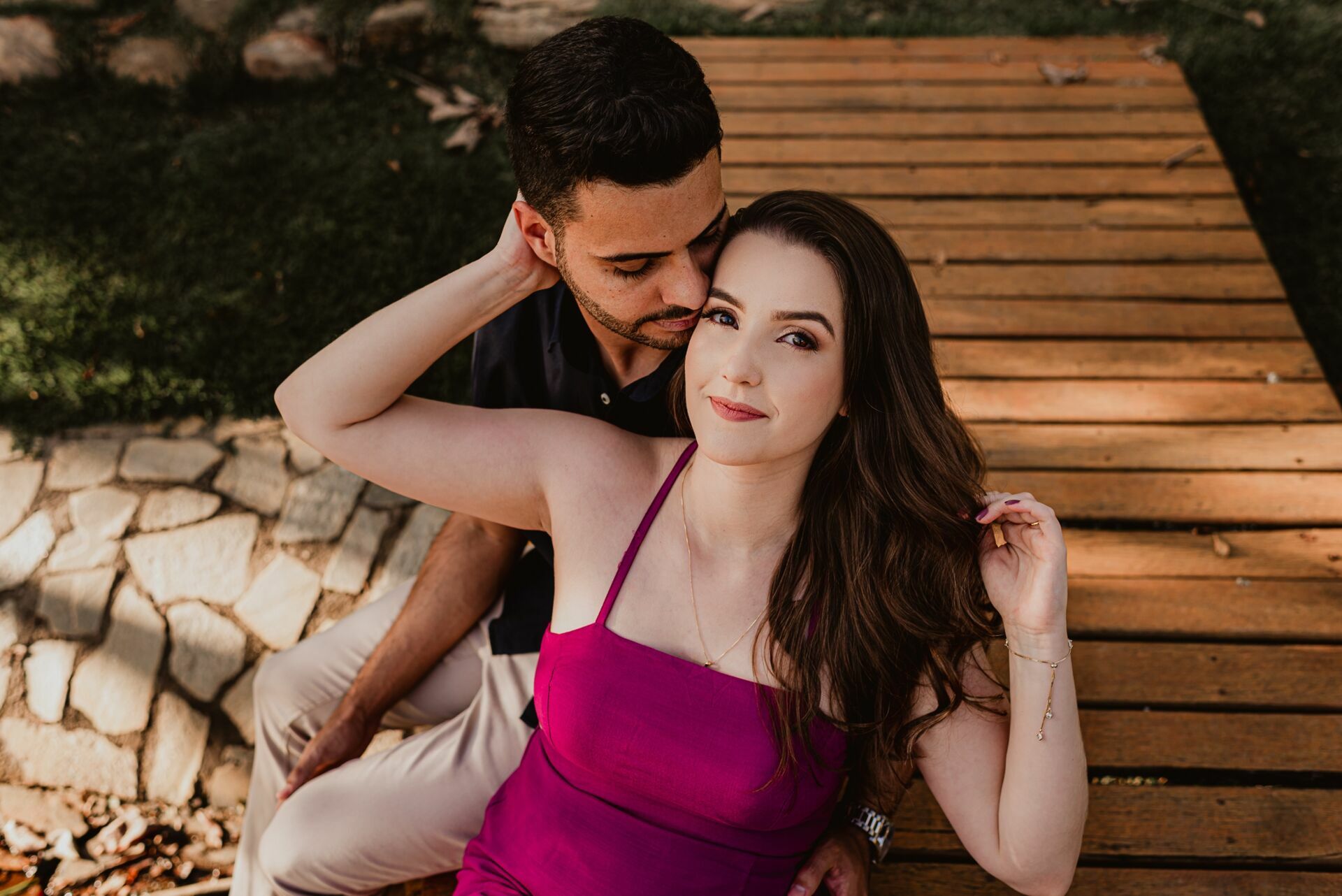 Foto Pré-wedding com um Pôr do sol incrível no Rancho Cabral em Teresópolis de Goiás - Isadora e Davi - Imagem 0