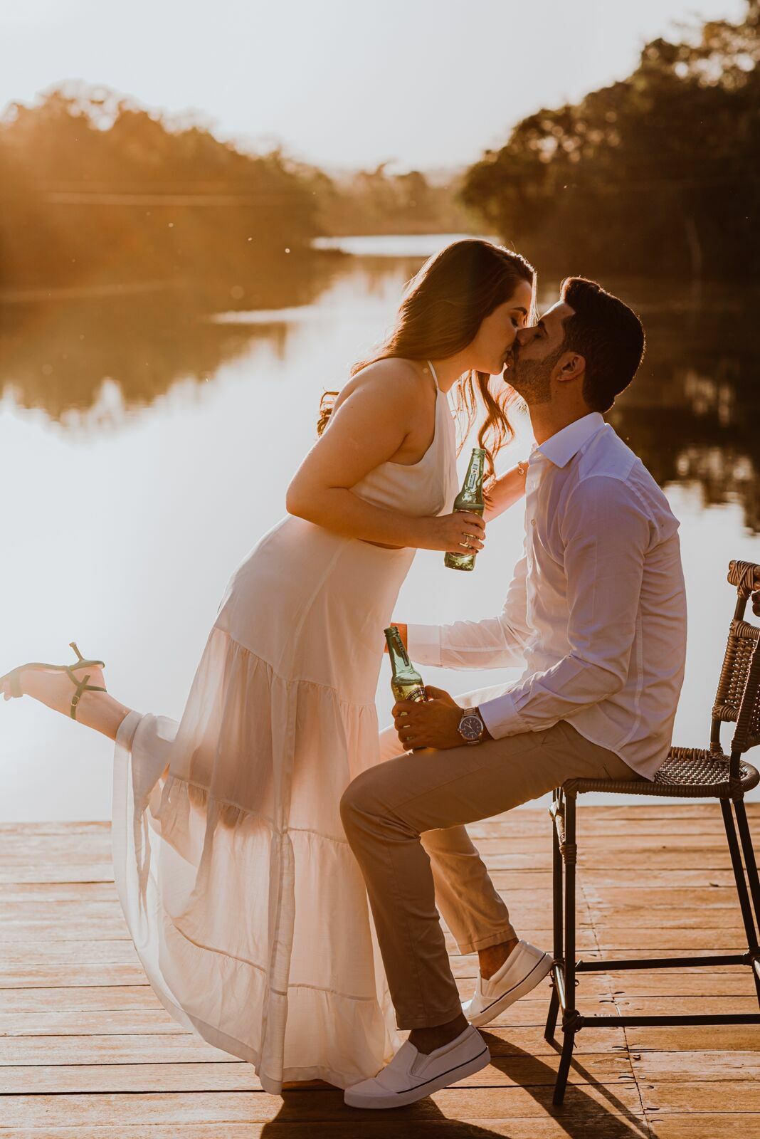 Foto Pré-wedding com um Pôr do sol incrível no Rancho Cabral em Teresópolis de Goiás - Isadora e Davi - Imagem 11