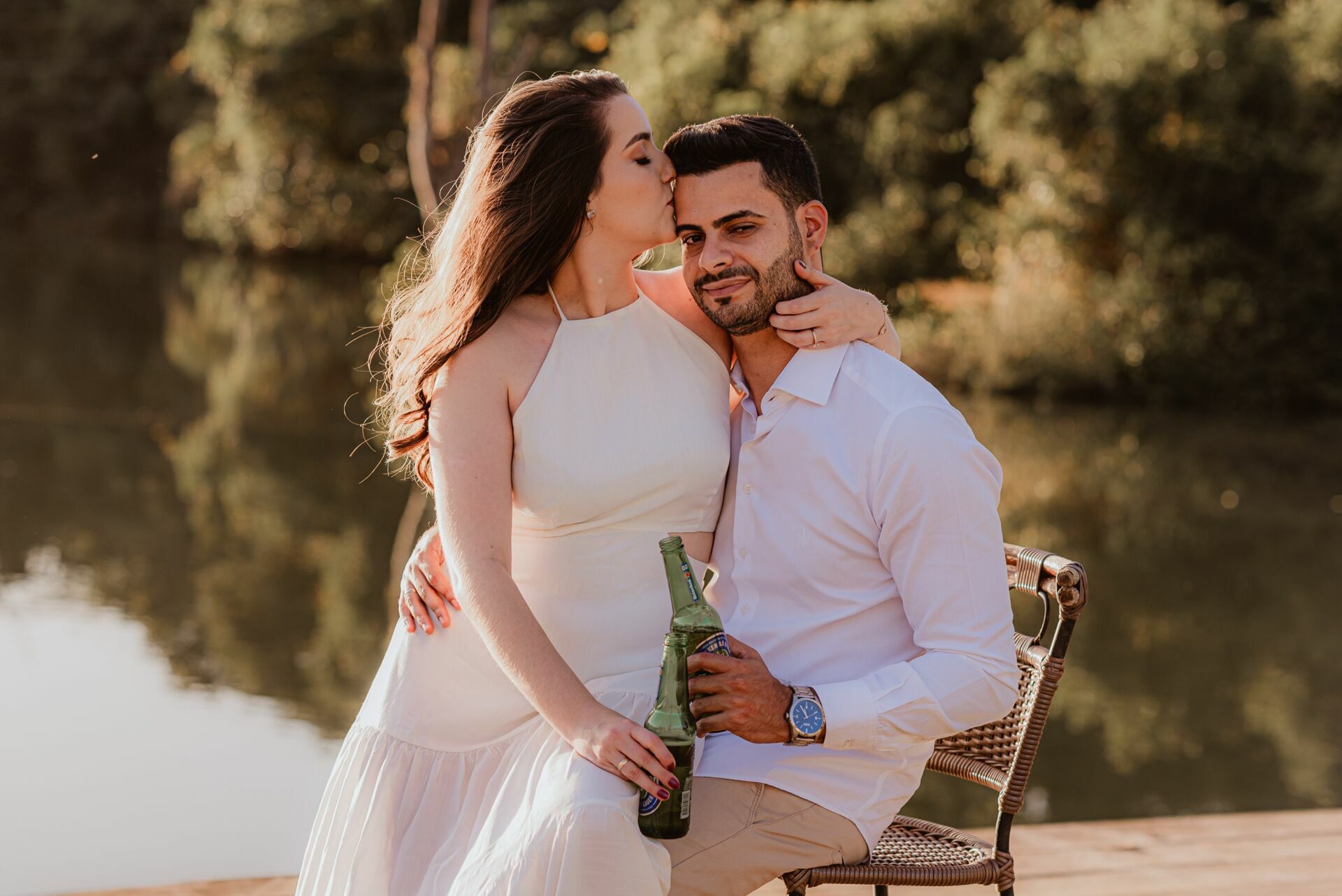 Foto Pré-wedding com um Pôr do sol incrível no Rancho Cabral em Teresópolis de Goiás - Isadora e Davi - Imagem 16