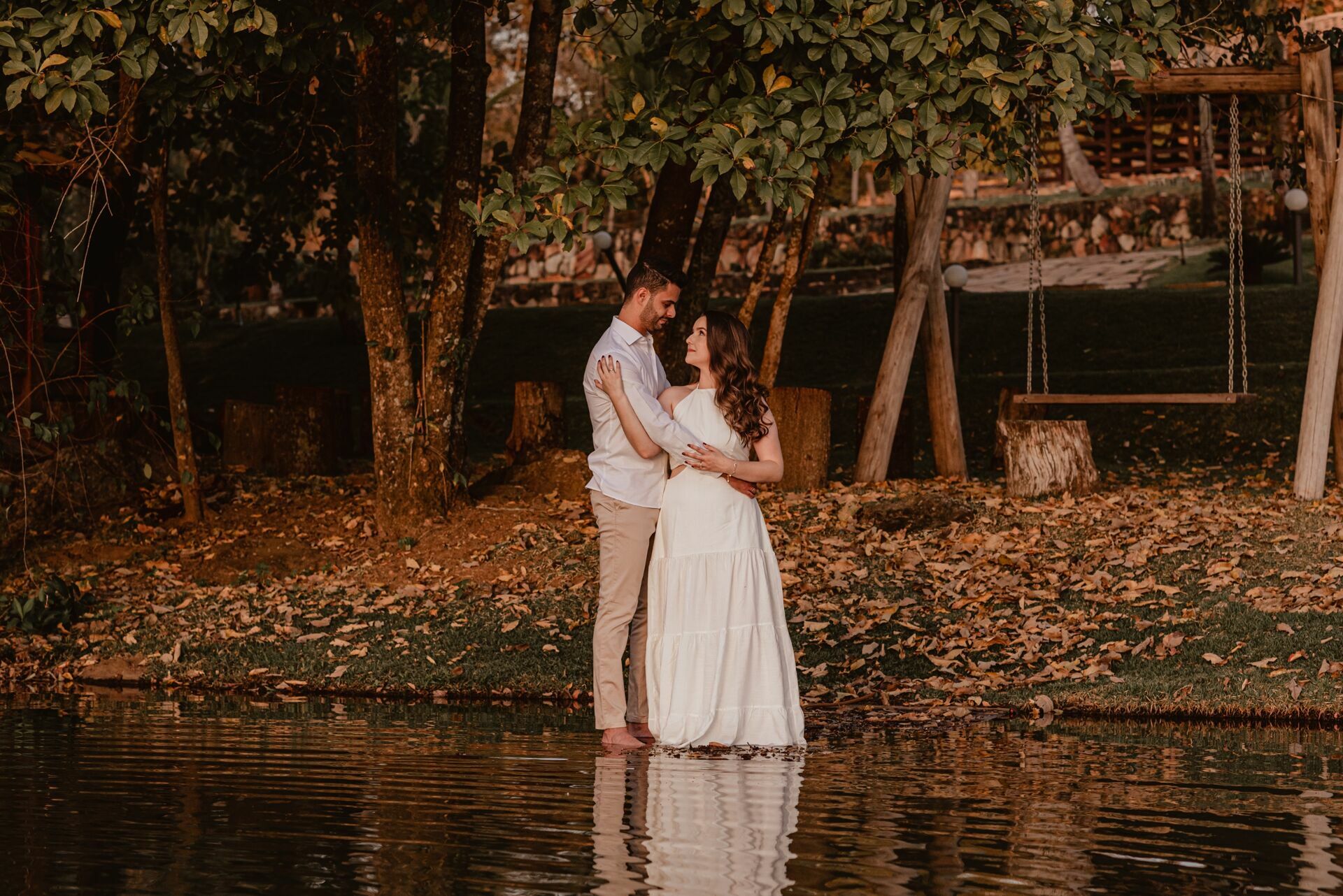 Foto Pré-wedding com um Pôr do sol incrível no Rancho Cabral em Teresópolis de Goiás - Isadora e Davi - Imagem 41