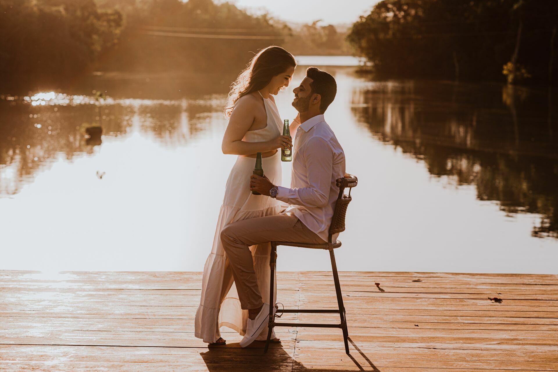 Foto Pré-wedding com um Pôr do sol incrível no Rancho Cabral em Teresópolis de Goiás - Isadora e Davi - Imagem 10