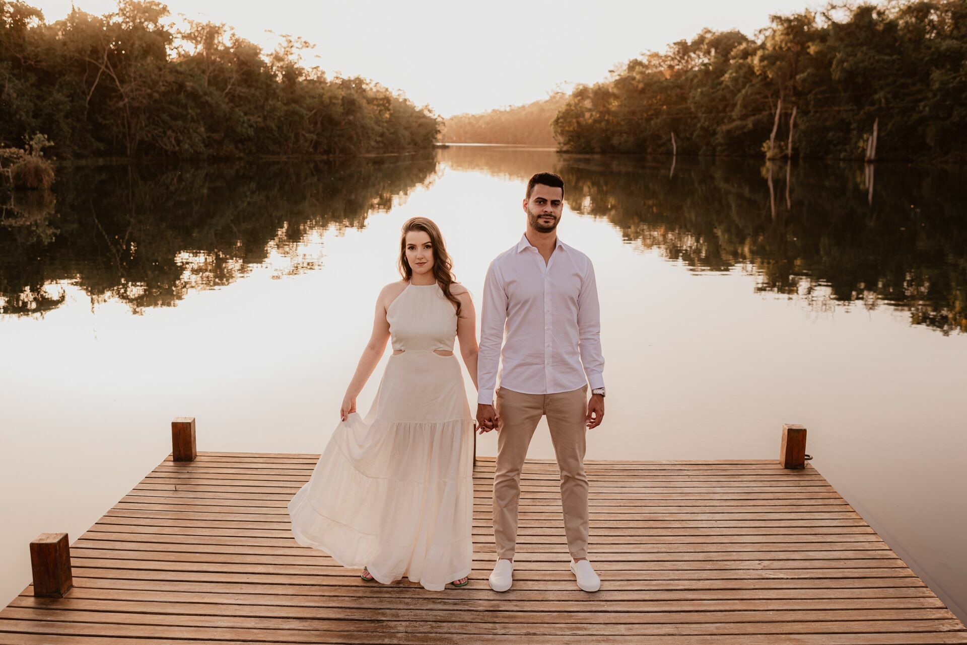 Foto Pré-wedding com um Pôr do sol incrível no Rancho Cabral em Teresópolis de Goiás - Isadora e Davi - Imagem 32