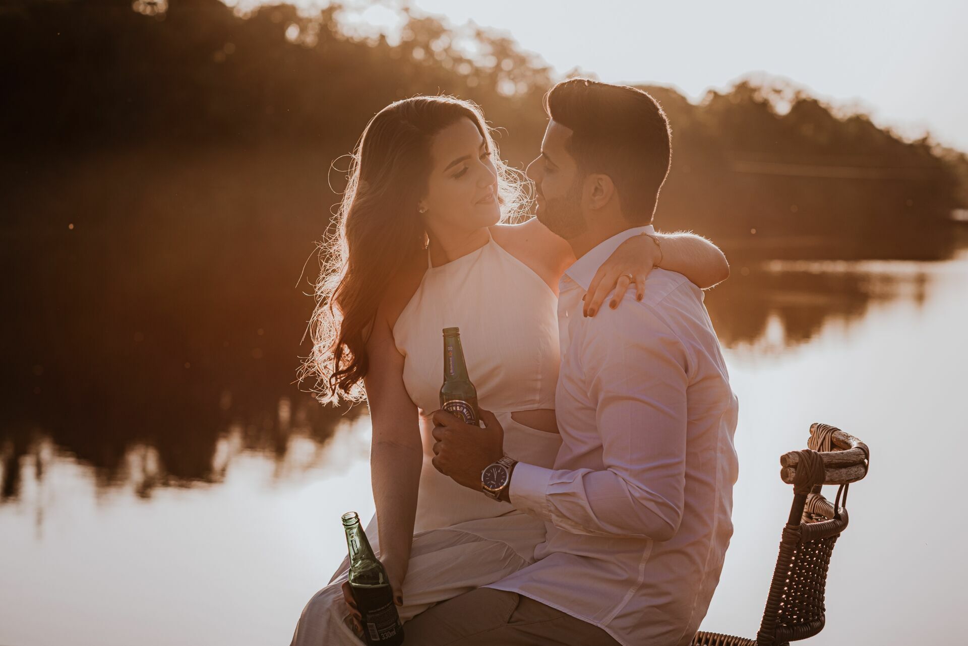 Foto Pré-wedding com um Pôr do sol incrível no Rancho Cabral em Teresópolis de Goiás - Isadora e Davi - Imagem 14
