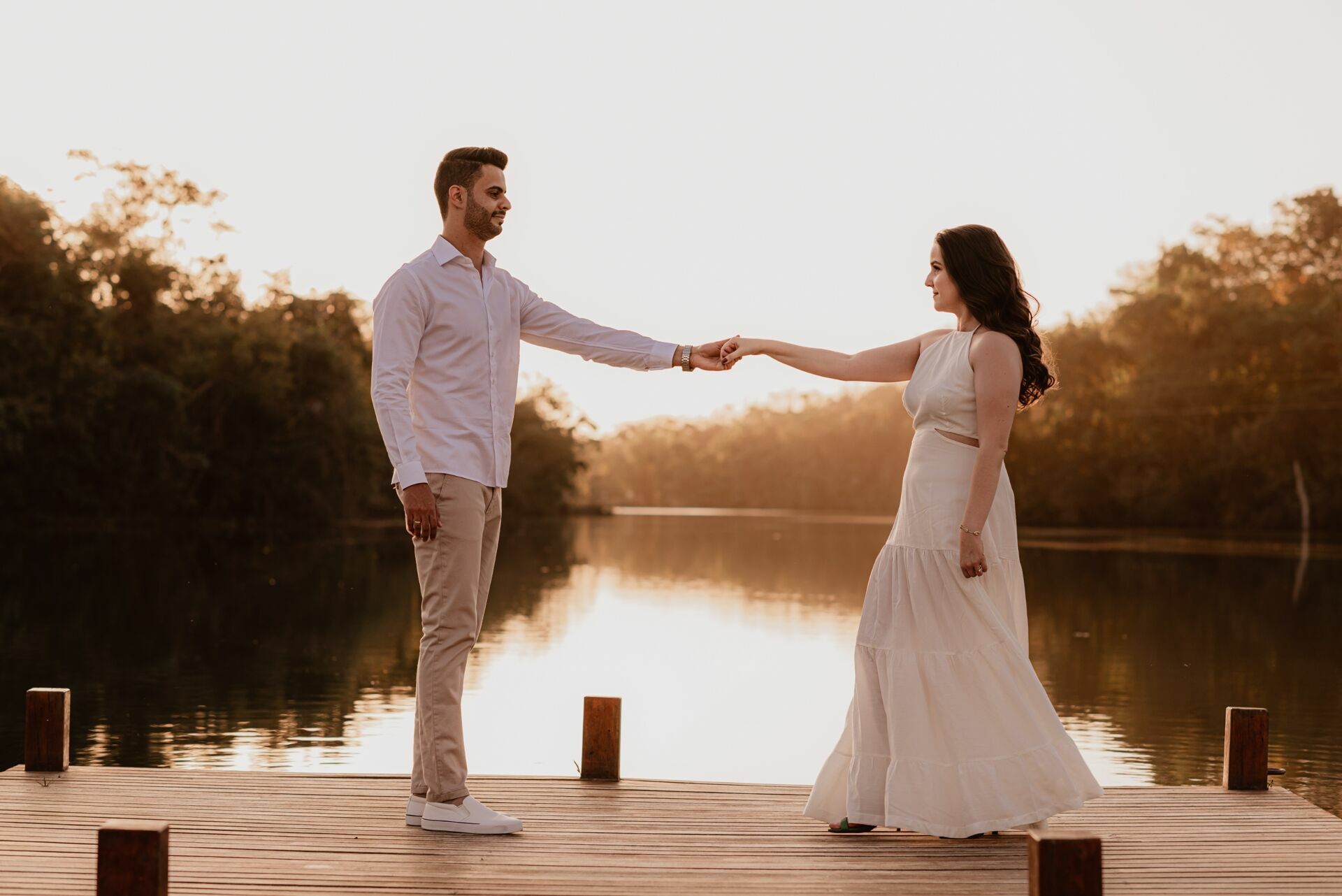 Foto Pré-wedding com um Pôr do sol incrível no Rancho Cabral em Teresópolis de Goiás - Isadora e Davi - Imagem 25