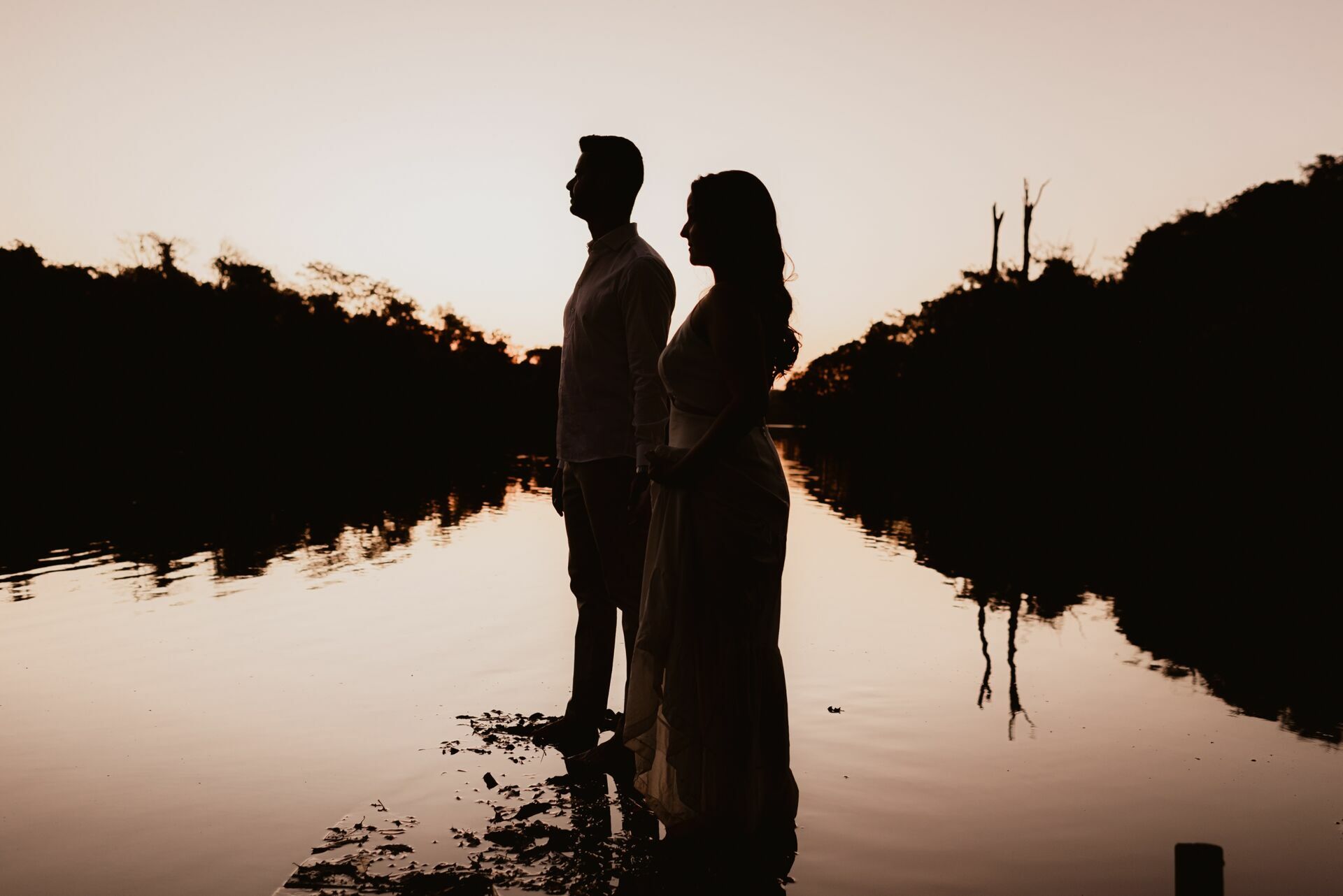 Foto Pré-wedding com um Pôr do sol incrível no Rancho Cabral em Teresópolis de Goiás - Isadora e Davi - Imagem 45