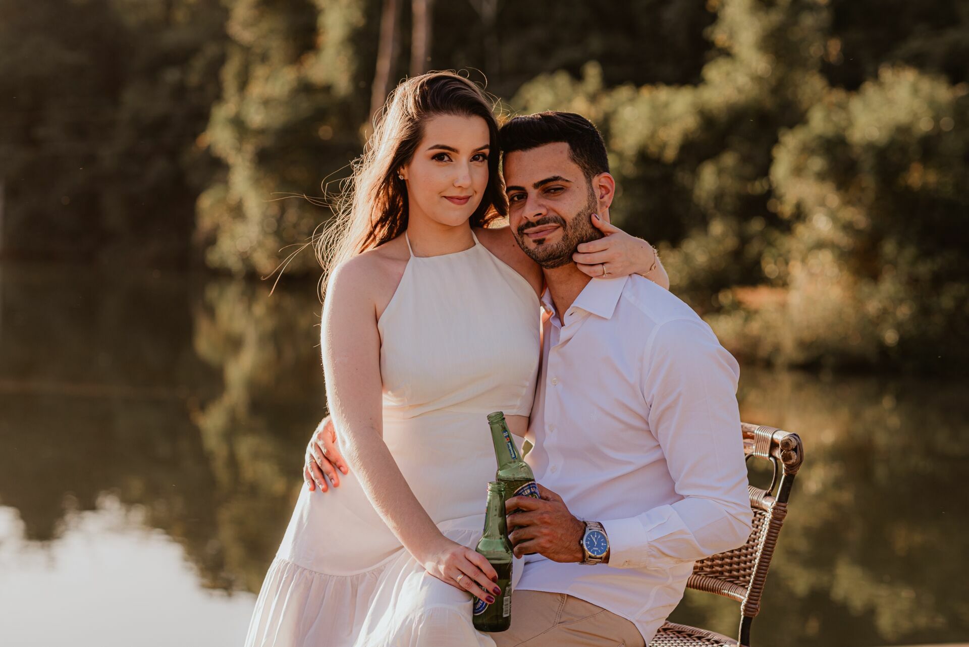 Foto Pré-wedding com um Pôr do sol incrível no Rancho Cabral em Teresópolis de Goiás - Isadora e Davi - Imagem 15