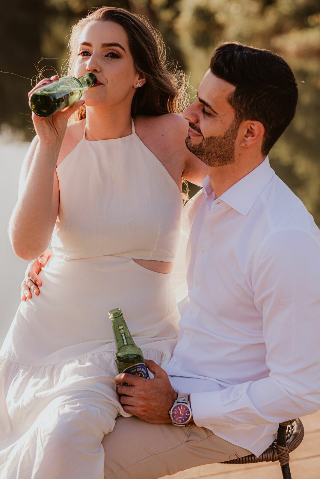 Foto Pré-wedding com um Pôr do sol incrível no Rancho Cabral em Teresópolis de Goiás - Isadora e Davi - Imagem 17