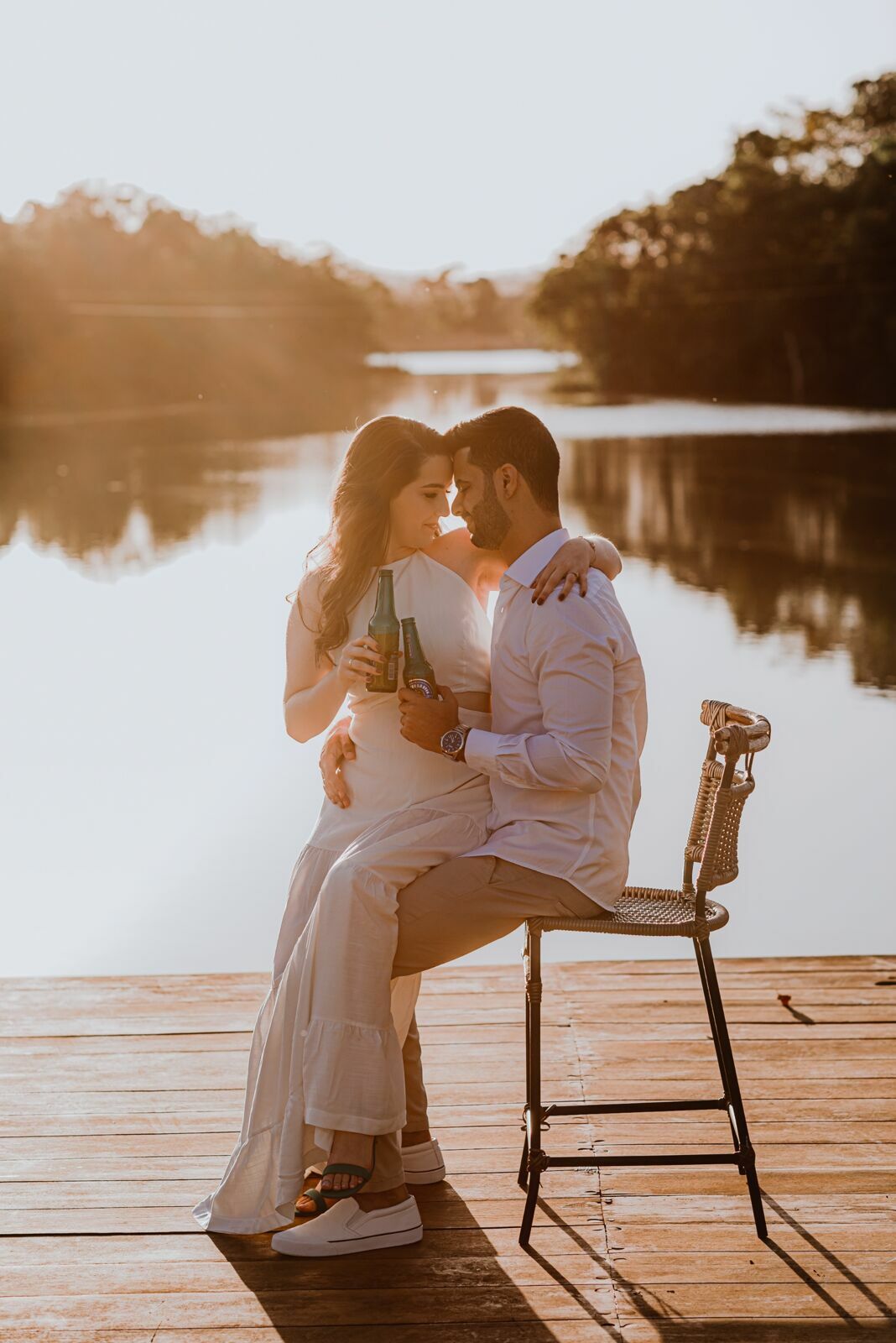 Foto Pré-wedding com um Pôr do sol incrível no Rancho Cabral em Teresópolis de Goiás - Isadora e Davi - Imagem 13