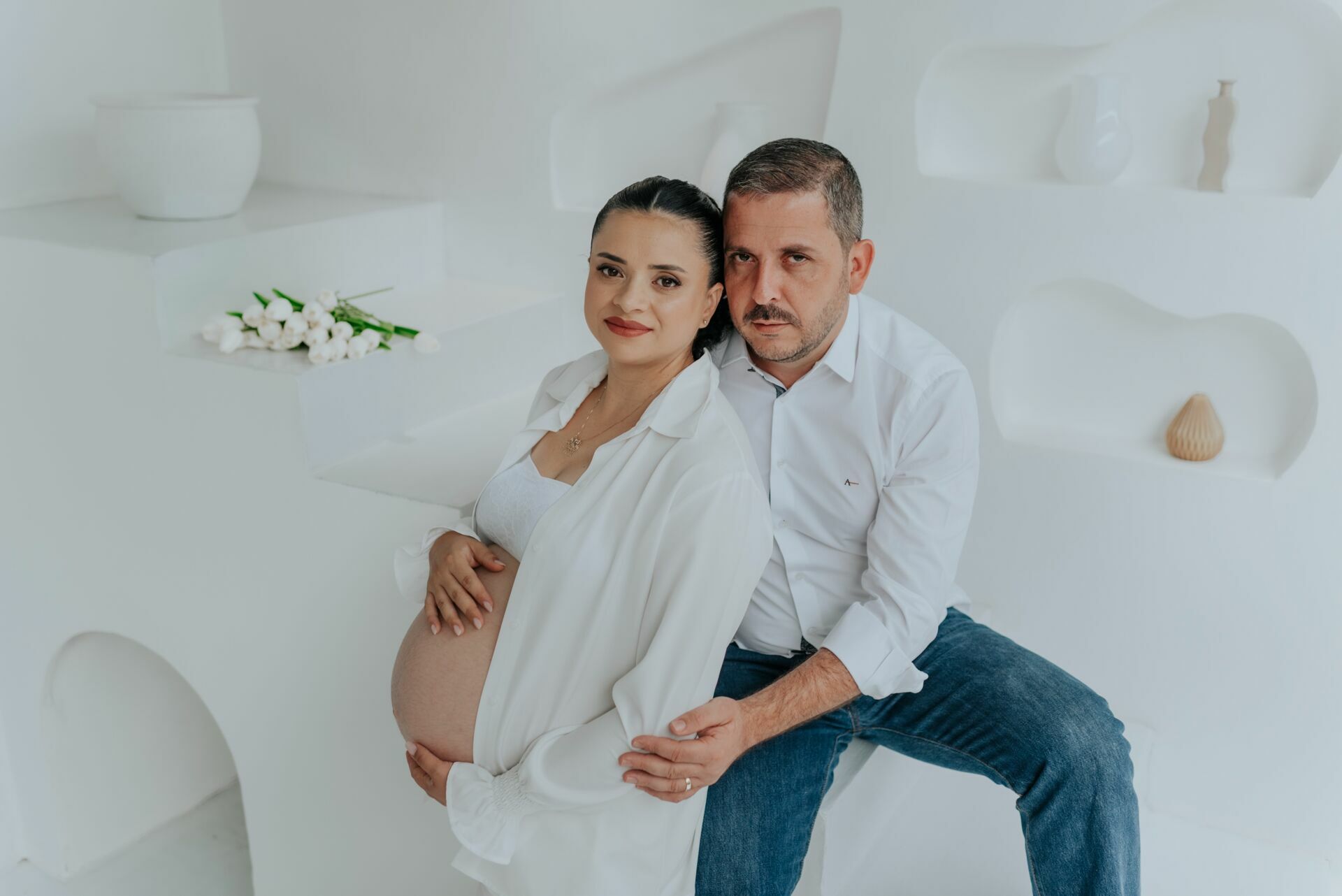 Foto Lays, Chico, Pedro e João a espera de Tiago - Sessão de gestante no Studio Revoloft em Anápolis - Imagem 8