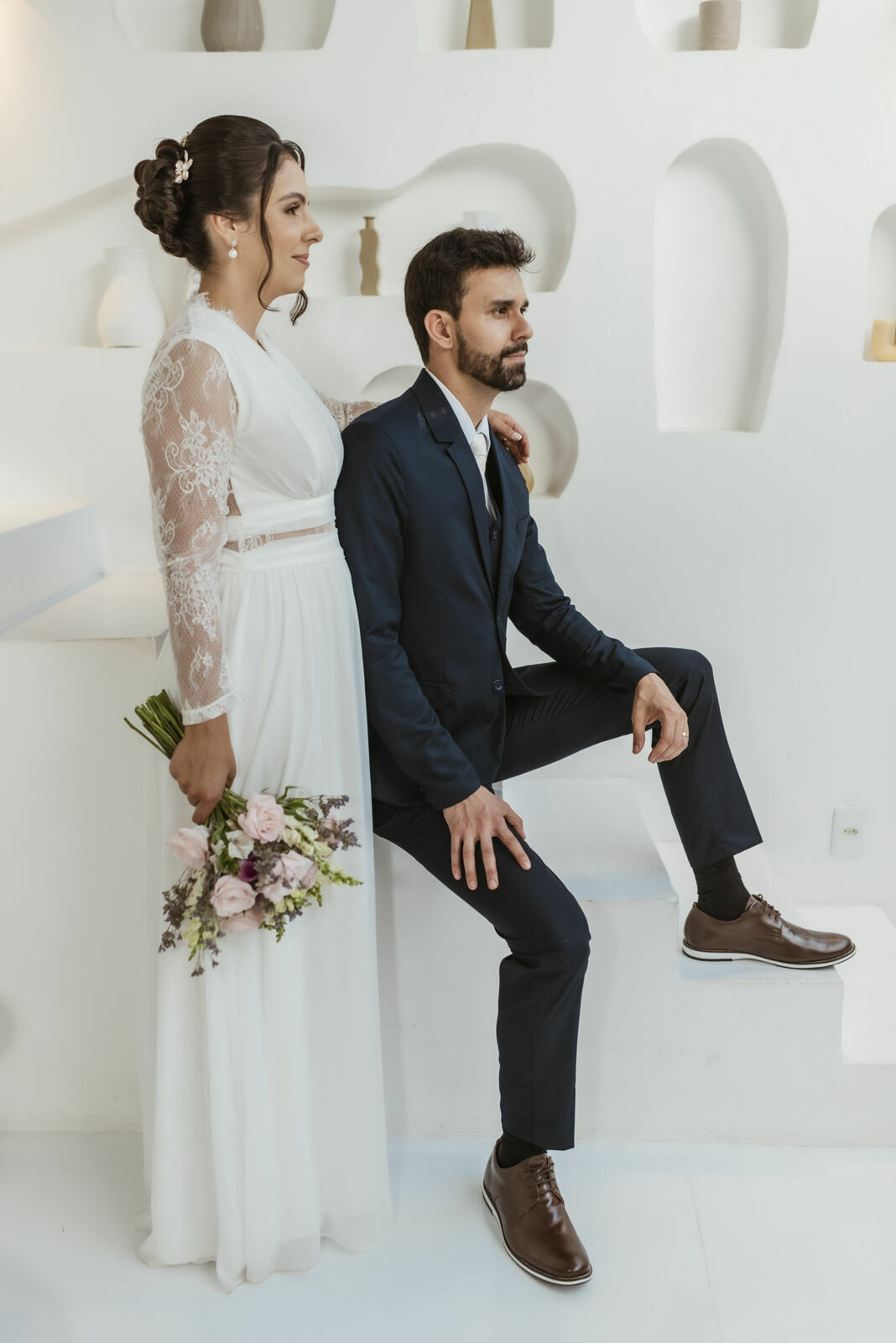 Foto Elopement Wedding ou Casamento a dois no Espaço RevoLoft em Anápolis Go - Cássia e Sidney - Imagem 76