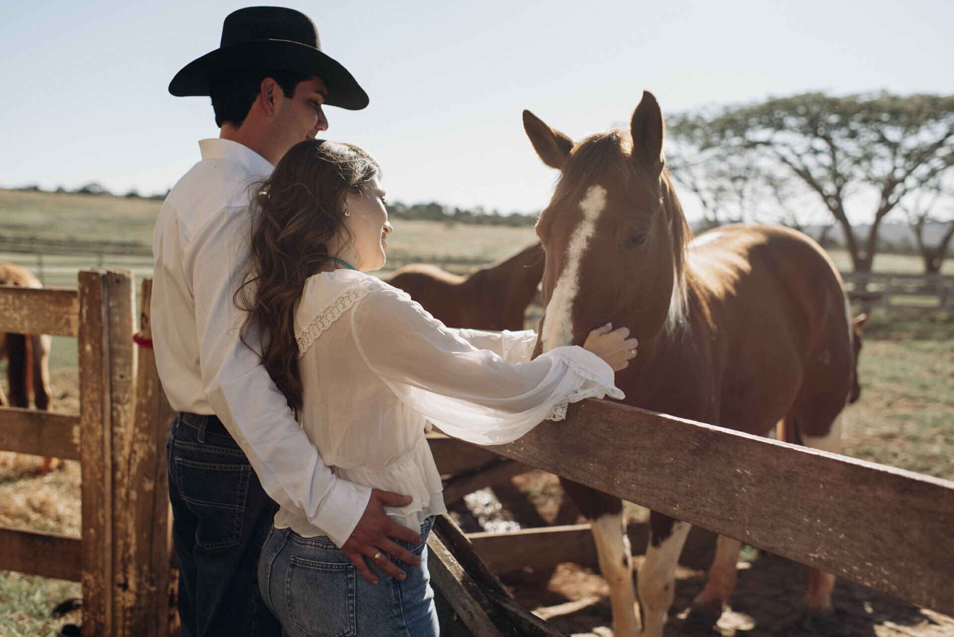 Pré-wedding em fim de tarde estilo Country - Bruna e Murillo