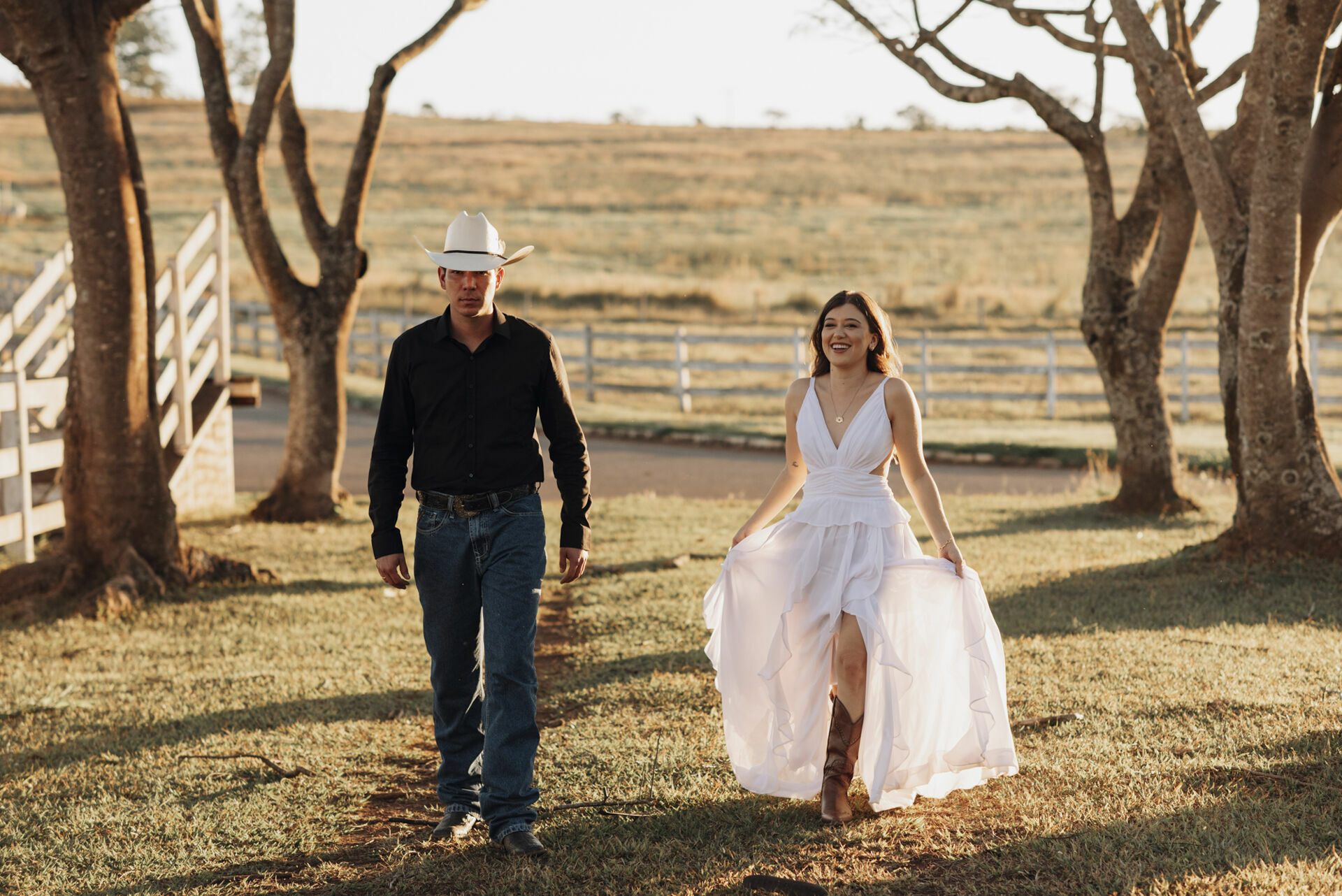 Foto Préwedding em fim de tarde estilo Country - Bruna e Murillo - Imagem 30